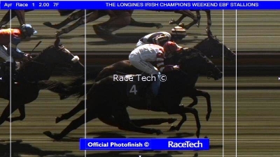 Wee Jim wins in a photo finish at Ayr